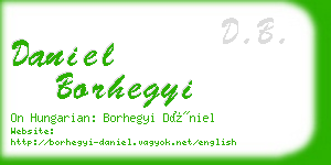 daniel borhegyi business card